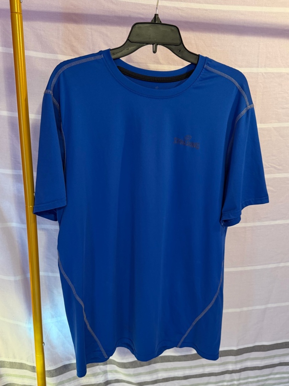 Spalding Men's Short Sleeve Performance Tee - Royal Blue
